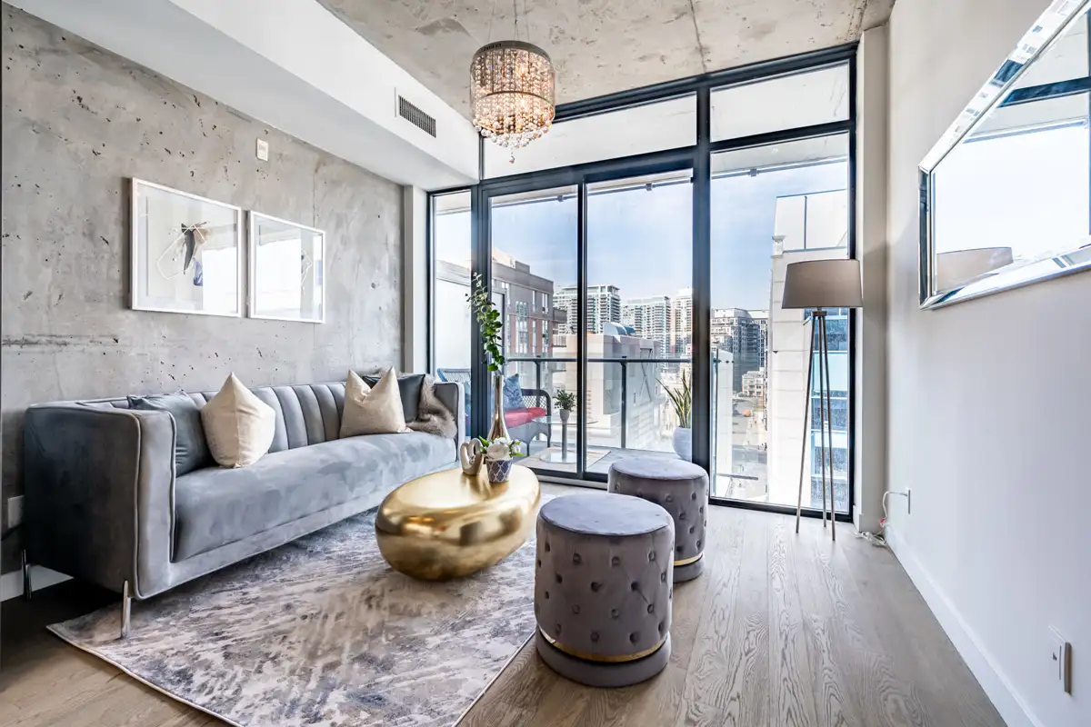 Living Room Staging