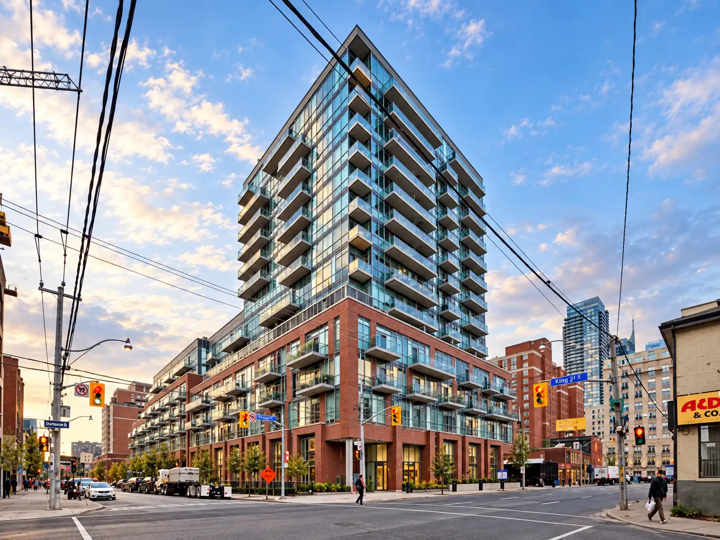St. Lawrence Market condo buildings in Toronto