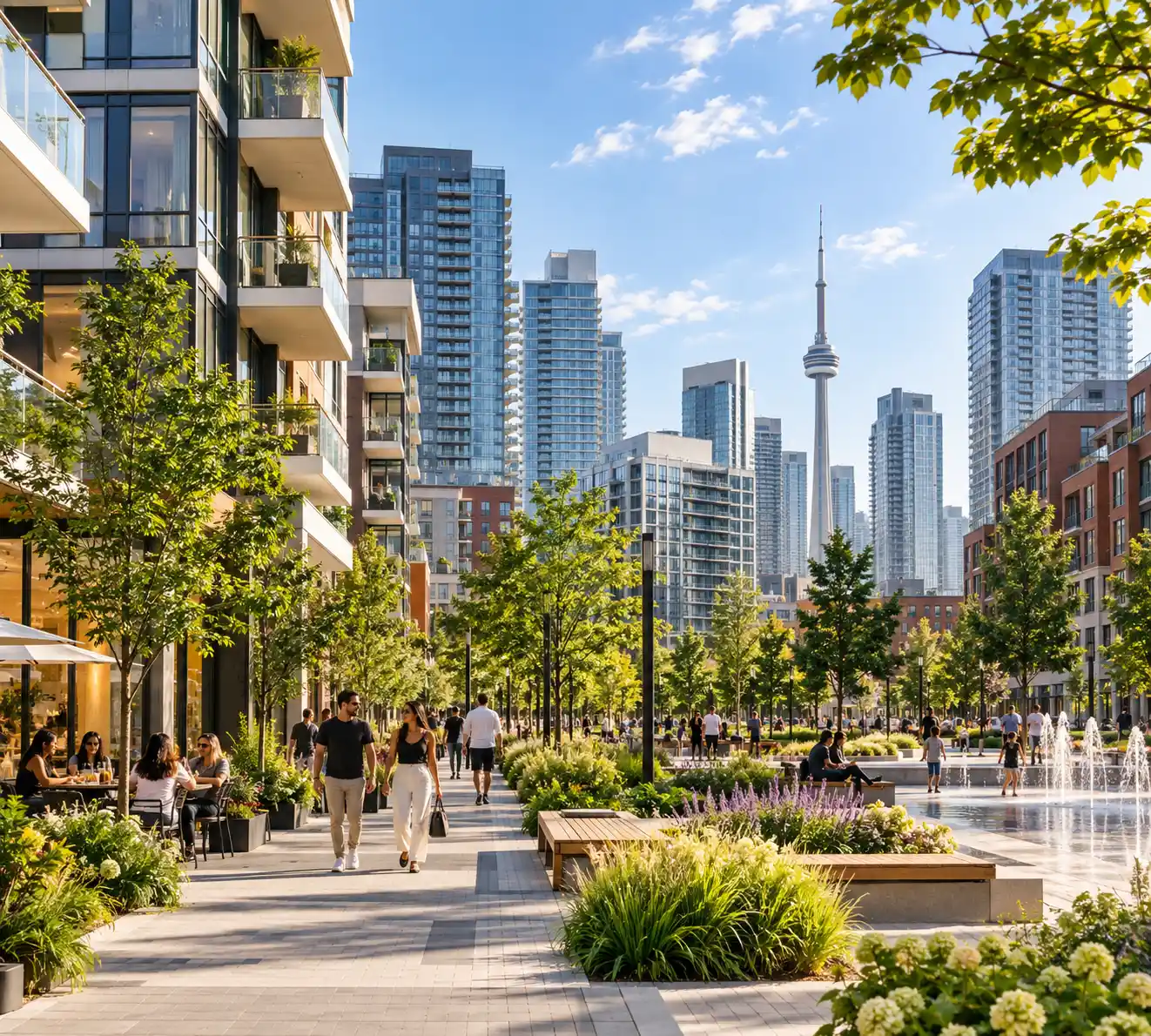 Regent Park condo buildings in Toronto