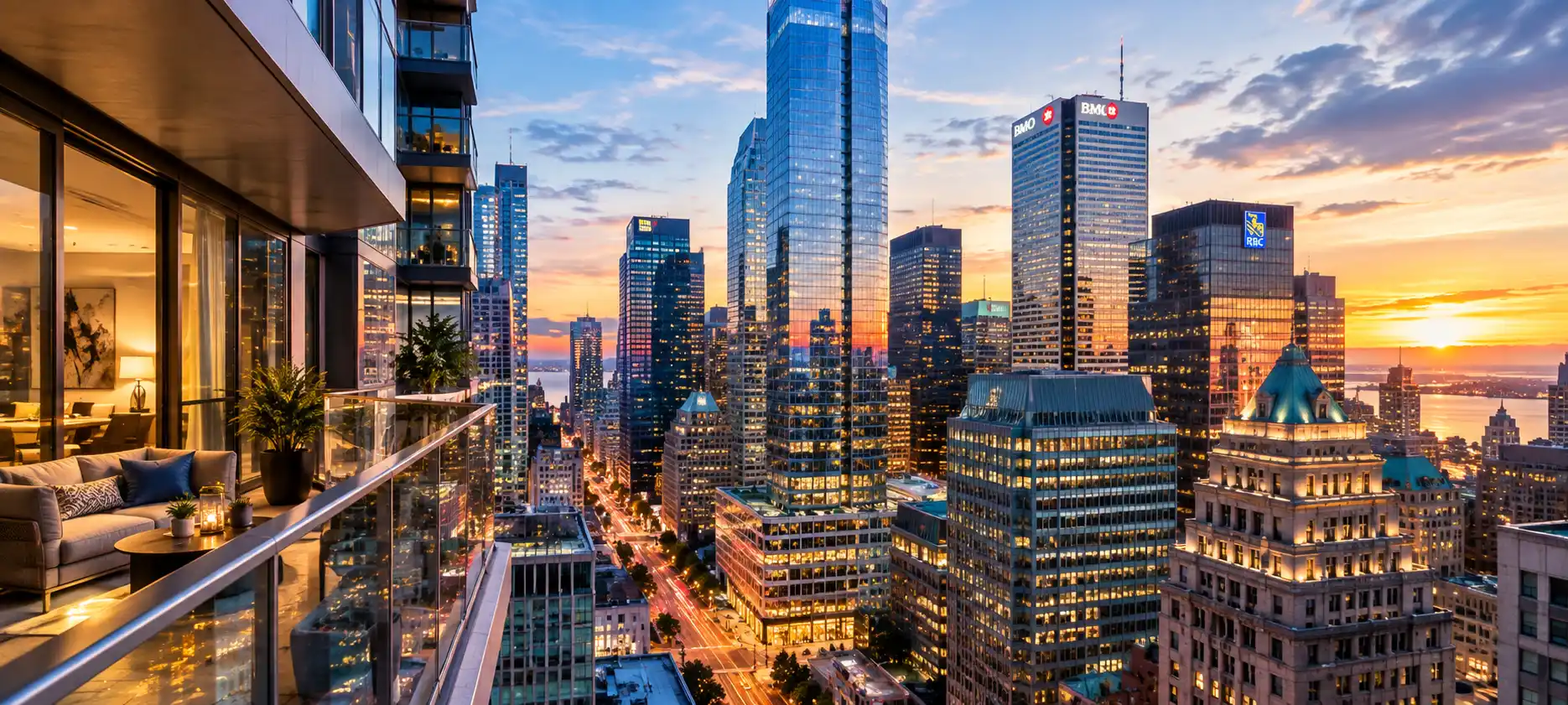 Toronto Financial District skyline