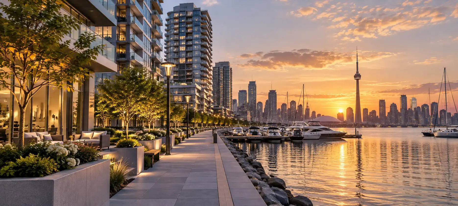 Toronto Waterfront and Harbourfront condos