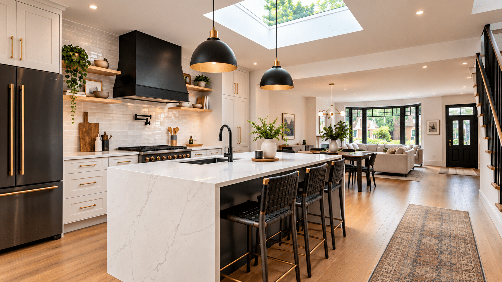 Renovated Roncesvalles home interior in Toronto