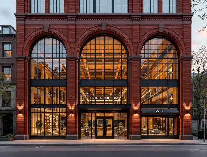 Luxury loft building in Toronto