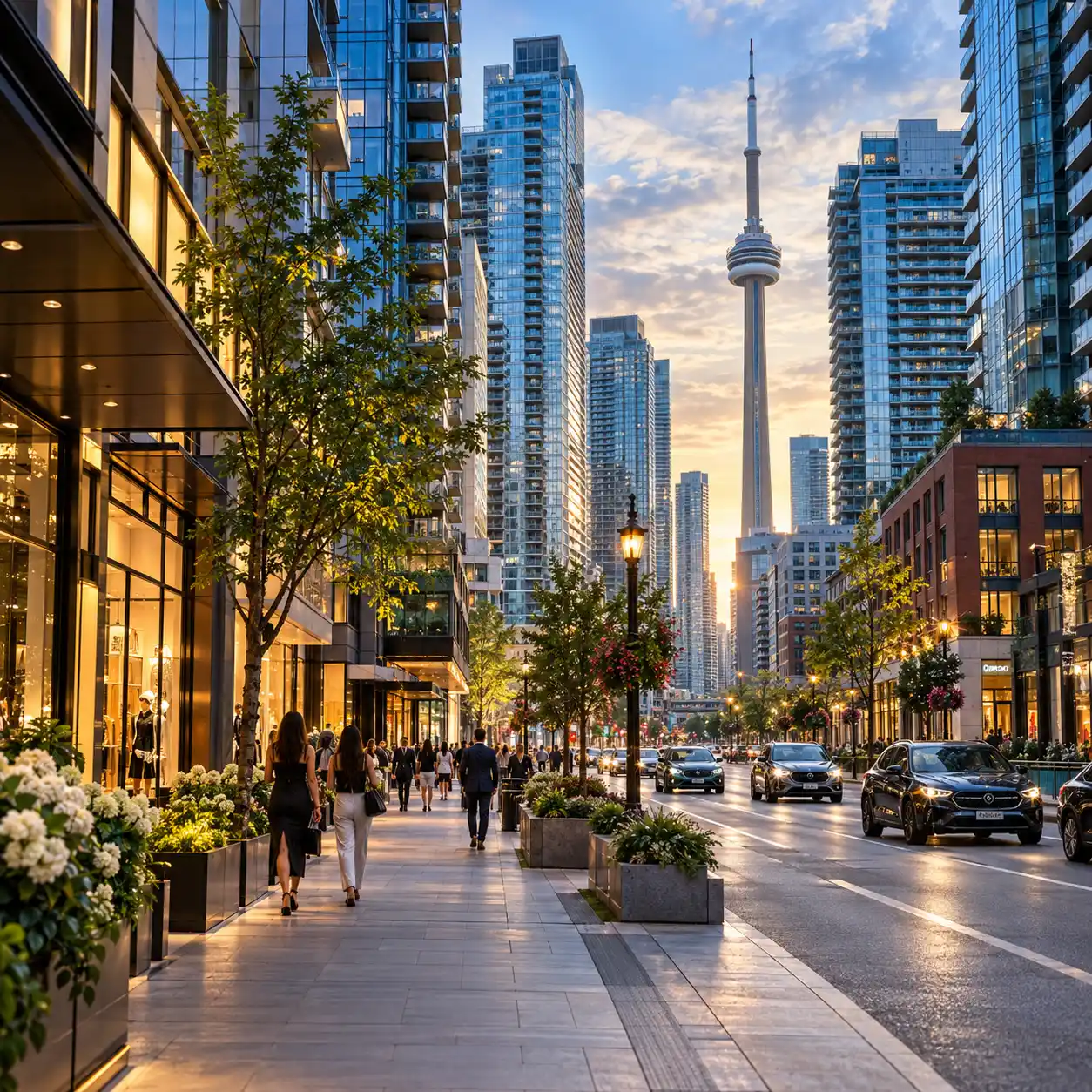 Toronto downtown neighbourhood and condo living